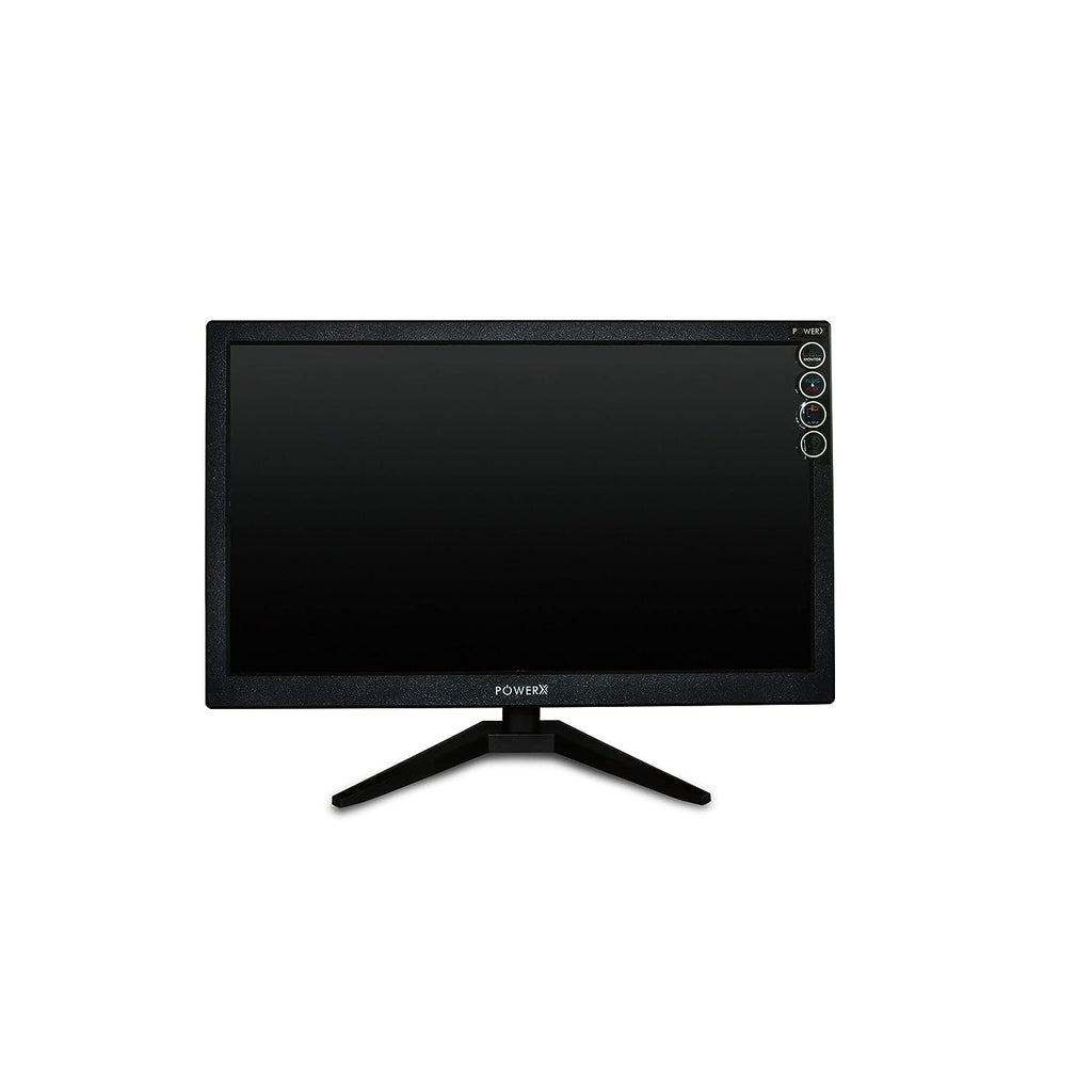 PowerX 18.5 inch Slim HD LED Computer Monitor 720p (VGA+HDMI) - (Black)