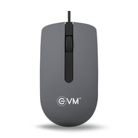 EVM Wired Optical Mouse - USB Plug & Play - 1000 DPI Precision - 1.1m Cable - Comfort Hand Grip Design - 1 Year Warranty