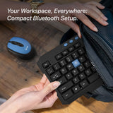 EVM Wireless Keyboard & Mouse Combo - 2.4G, Plug and Play, 10m Range, 112 Keys, 1000DPI Resolution, Height Adjust - 1 Year Warranty (EVM-WLKM-036)
