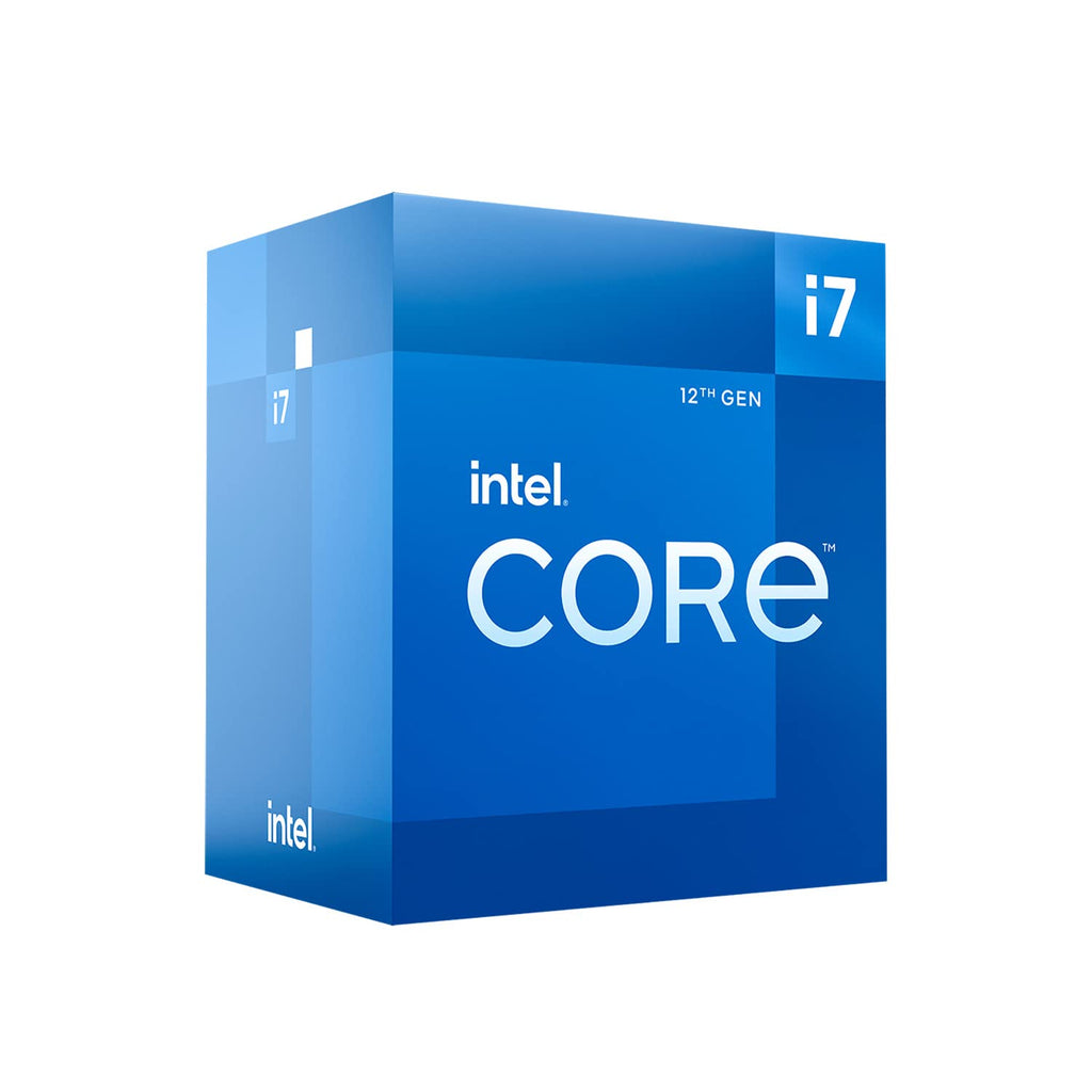 Intel Core i7 12700 12th Gen Generation Desktop PC Processor CPU APU with 25MB Cache and up to 4.90 GHz Clock Speed 3 Years Warranty with Fan LGA 1700 4K (Graphic Card Not Required)