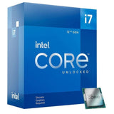 Intel Core I7 12700Kf 12Th Gen Desktop Processor 25 Mb Cache, Up to 5.00 Ghz Clock Speed 12 Core 20 Threads 125W Lga 1700 Socket 3 Years Warranty Box Packaging Ddr4 Ddr5 Ram Support