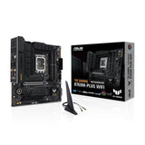 ASUS TUF Gaming B760M-PLUS WiFi (LGA 1700) mATX Motherboard DDR5, PCIe 5.0 Slot, 4.0 M.2 Slots, 12+1 DrMOS,Wi-Fi 6, Realtek 2.5Gb Ethernet, DisplayPort, HDMI, Front USB 3.2 Gen 2 Type-C, Aura Sync