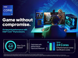 Intel® Core™ i9-14900K New Gaming Desktop Processor 24 cores (8 P-cores + 16 E-cores) with Integrated Graphics - Unlocked