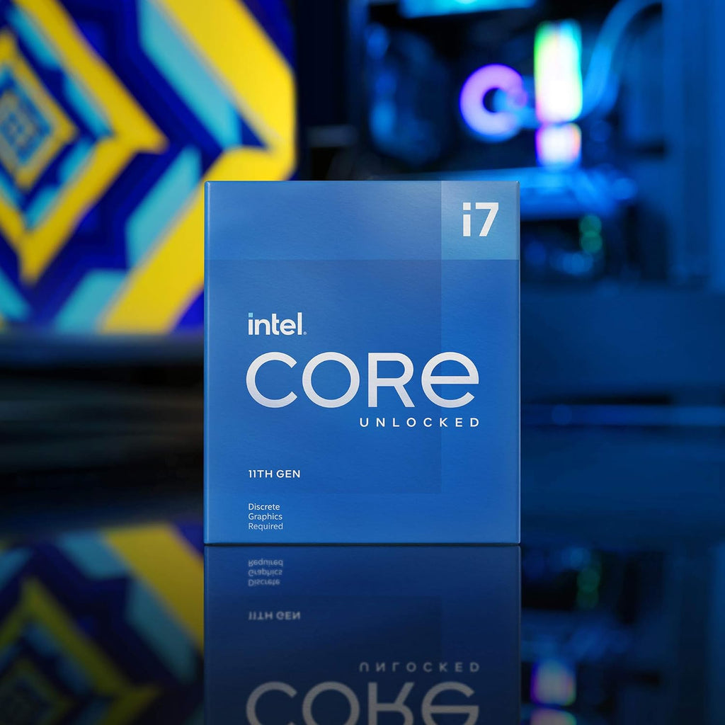 Intel Core i7-11700K LGA1200 Desktop Processor 8, 8 Cores up to 5GHz 16MB Cache with Integrated UHD 750 Graphics