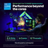 Intel Core I5 12400F 12 Gen Generation Desktop Pc Processor 6, CPU with 18Mb Cache and Up to 4.40 Ghz Clock Speed Ddr5 and Ddr4 Ram Support Lga 1700 Socket, Micro ATX