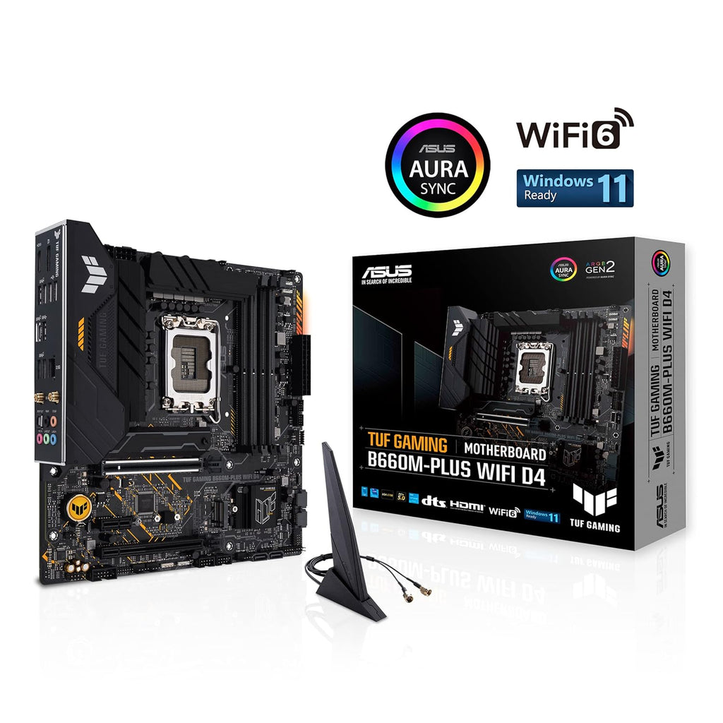 ASUS TUF Gaming B660M-PLUS WiFi D4 Intel B660 MicroATX Motherboard