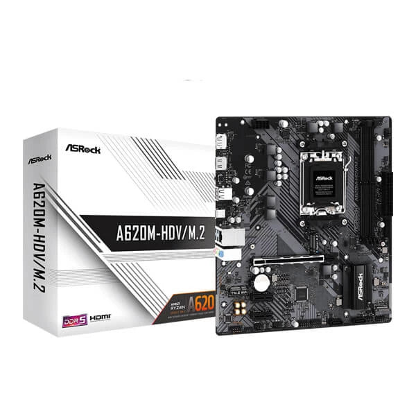 ASRock A620M-HDV/M.2 DDR5 Motherboard