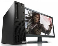 Refurbished Lenovo ThinkCentre M71p SFF, Intel Core i3 2nd Gen, 4GB RAM, 500GB HDD 19" Lenovo LED - ETECHBAZAAR