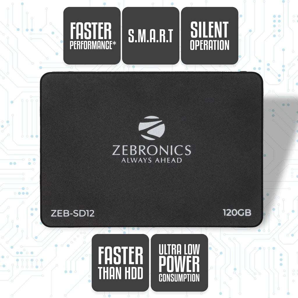ZEBRONICS SMART 120 GB Laptop, Desktop SSD (ZEB-SD12)