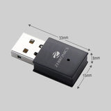 Zebronics ZEB-USB300WF 300Mbps WiFi Adapter Supports Advanced Security WPA/WPA2 encryption Standards & Access Point Mode for Hotspot (Black)