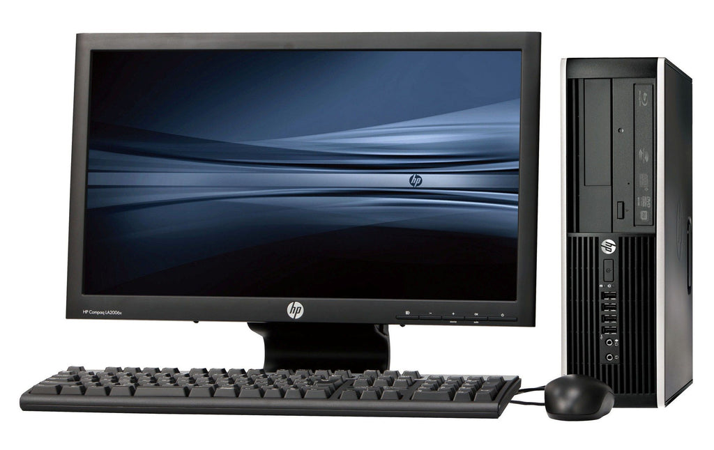 Refurbished HP Compaq 8200 Pro Desktop, Intel Core i3 2nd Gen, 4GB RAM, 500GB HDD, 18.5" Screen Win 7 Pro - ETECHBAZAAR