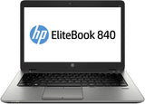 Refurbished HP EliteBook 840 G2 Laptop Intel Core i5 5th Gen 4GB 500GB 14