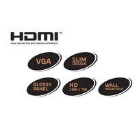 ZEBSTER 19" LED Monitor with HDMI- ZEB-V19HD (HDMI+VGA)