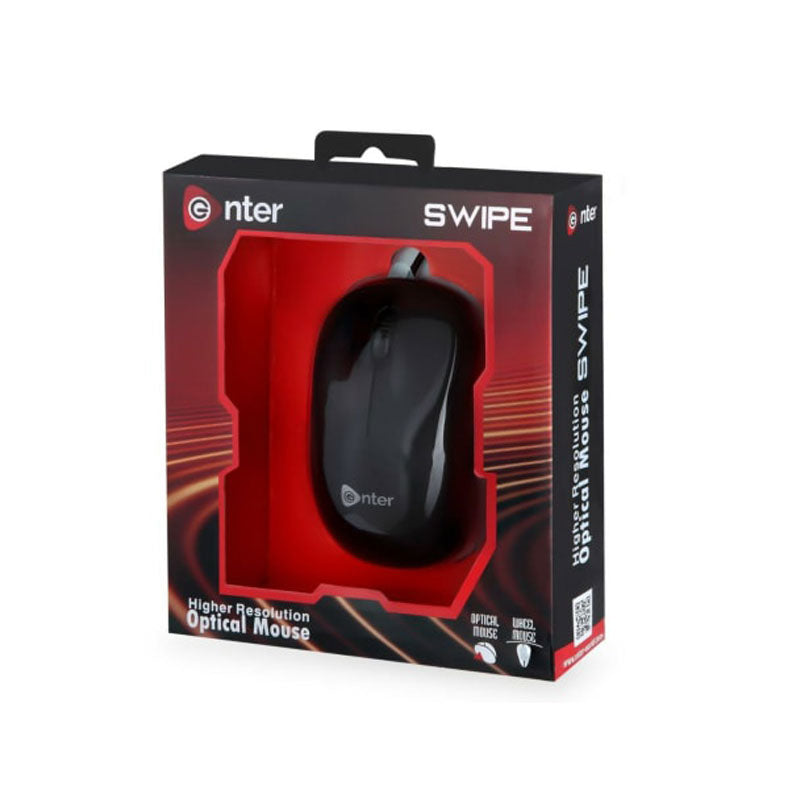 Enter SWIPE Wired USB Optical Mouse