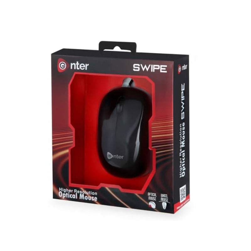 Enter SWIPE Wired USB Optical Mouse – Image Computer Solution