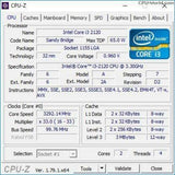Intel Core i3-2120 3.3 GHz LGA 1155 Socket 2 Cores 4 Threads 3 MB Smart Cache Desktop Processor