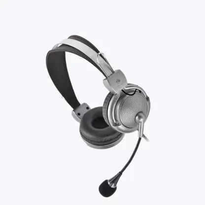 ZEBRONICS ZEB SUPREME USB WITH MIC Wired Headset  (Black, Silver, On the Ear)