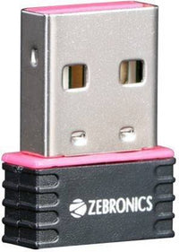 Zebronics ZEB-USB150WF WiFi USB Mini Adapter with Driver CD